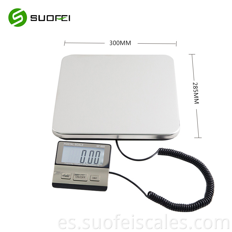 SF-888 CHINA de 100 kg de 200 kg de plataforma de equipaje digital
